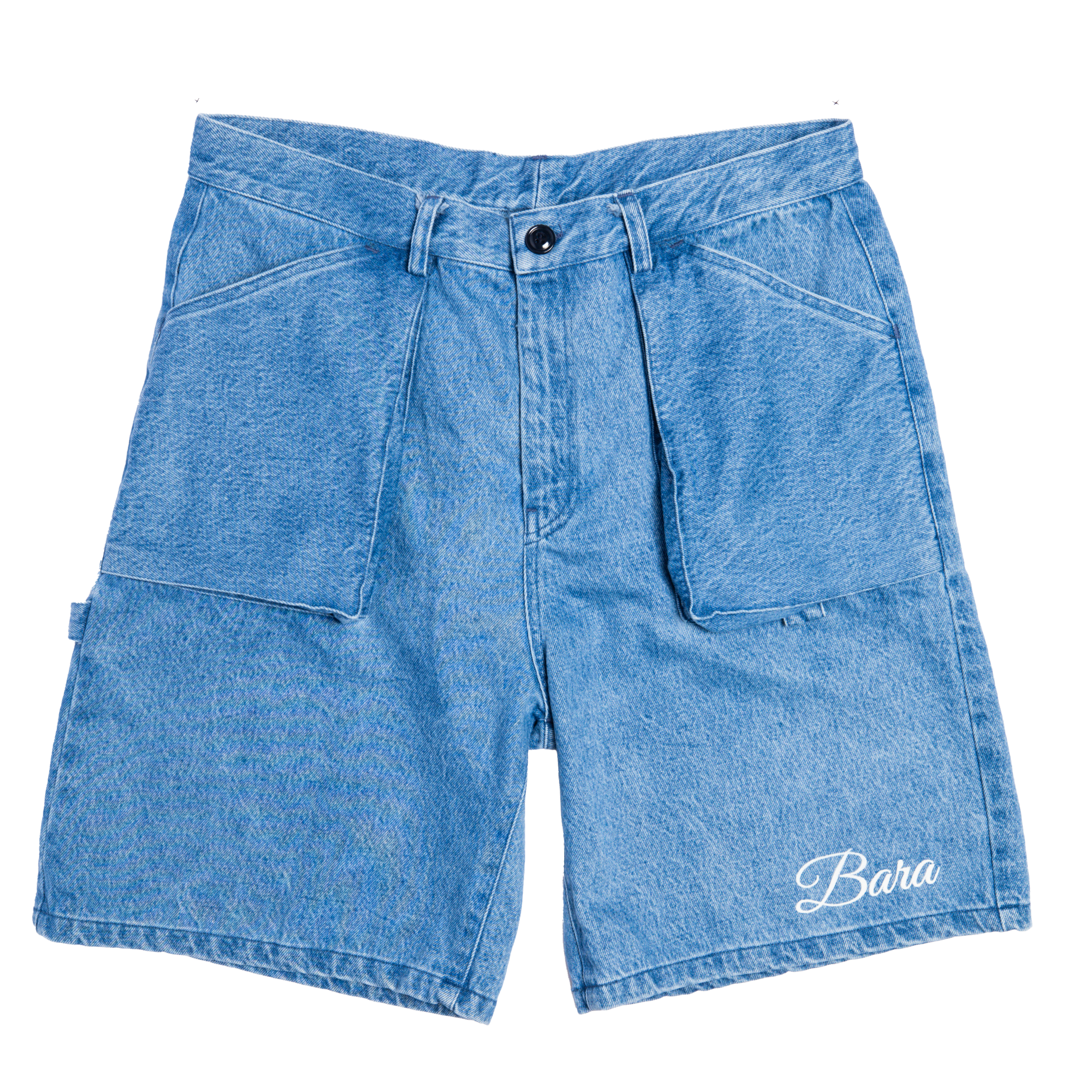 Blue Wash 3D Pocket Denim Jorts