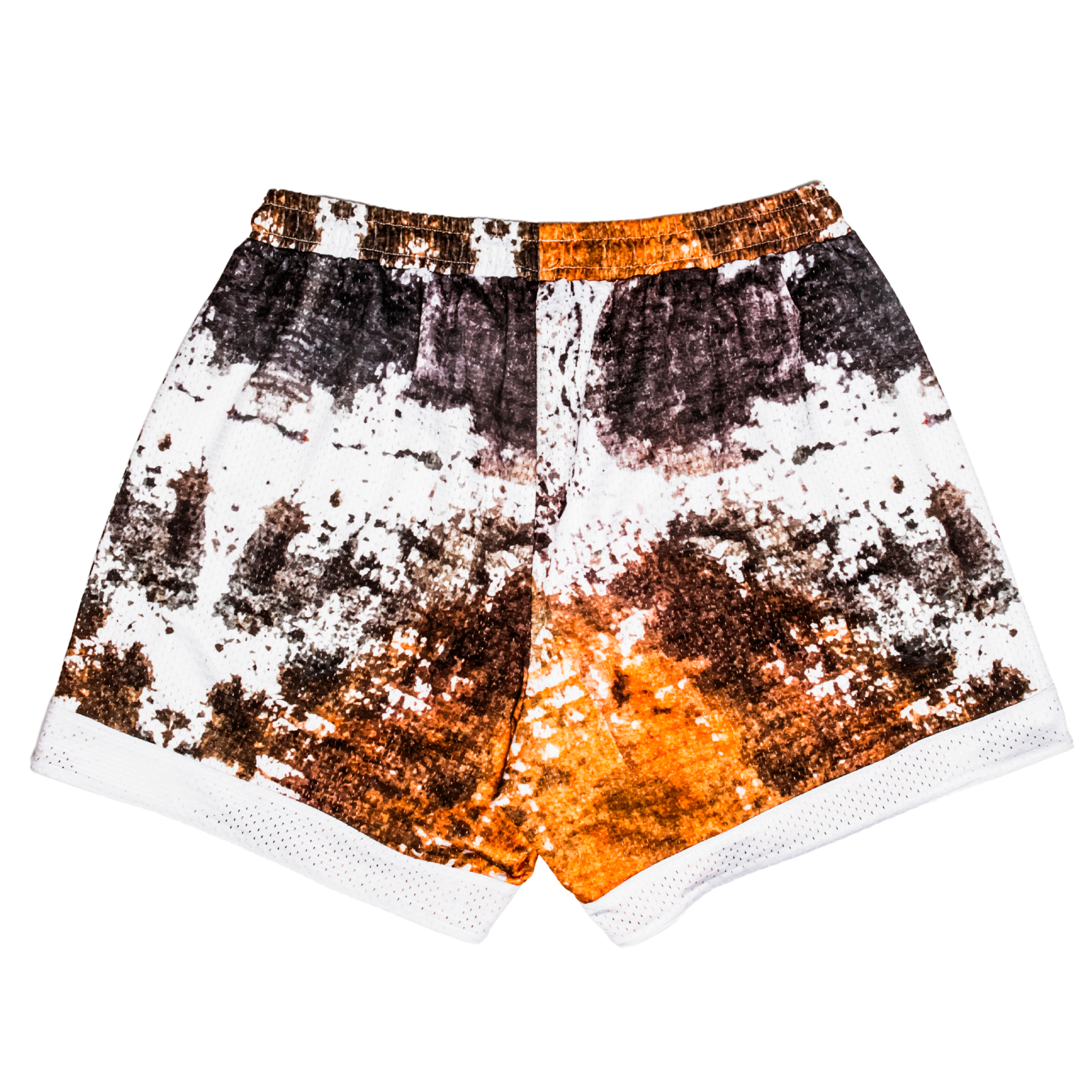 BARA Orange Dye Mesh Short