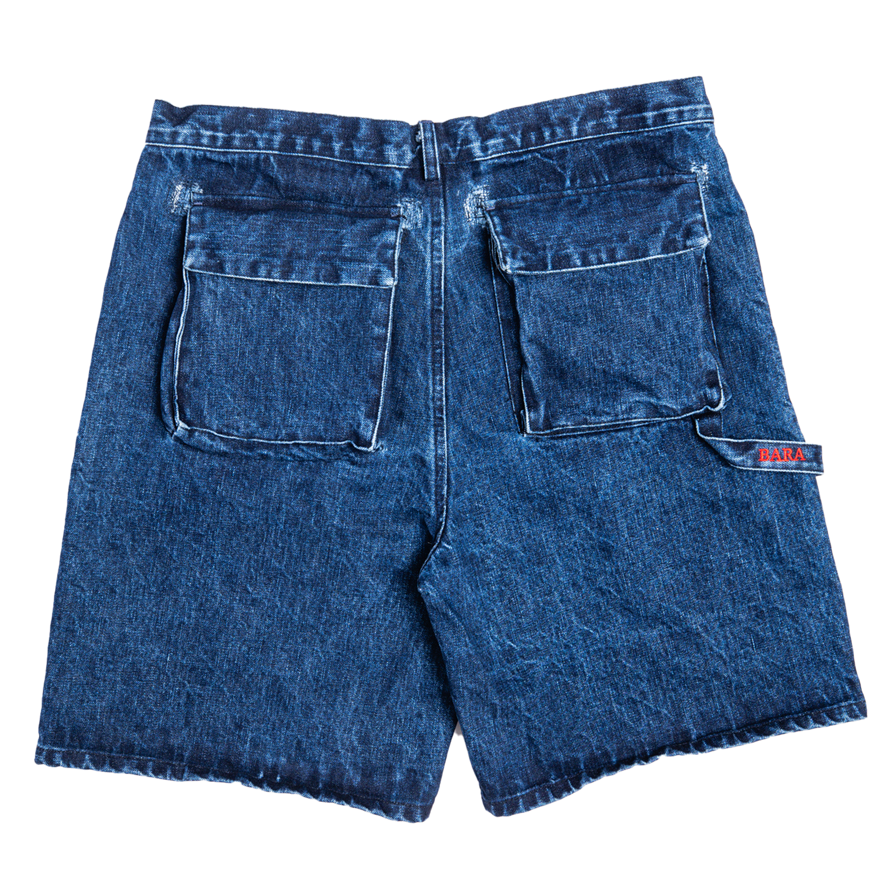 Indigo Wash 3D Pocket Denim Jorts