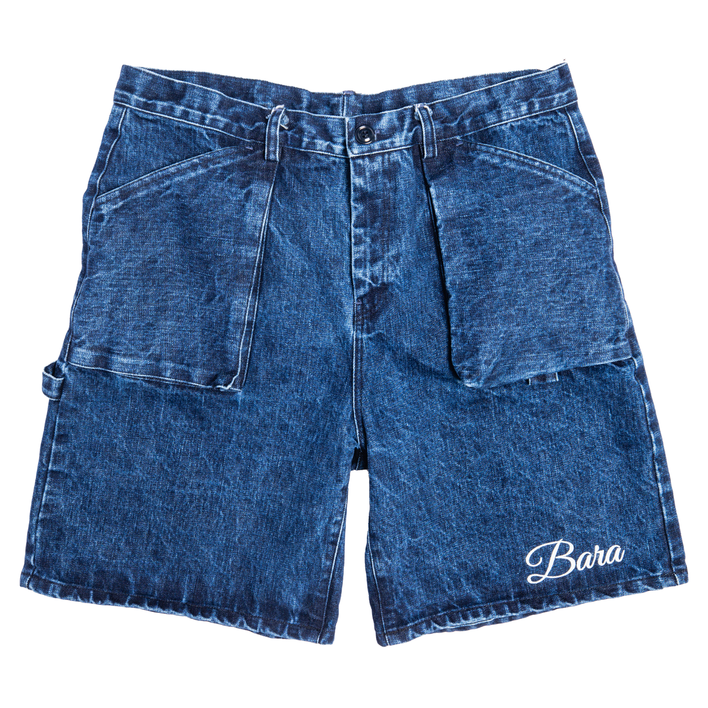 Indigo Wash 3D Pocket Denim Jorts